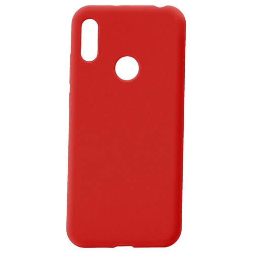 фото Чехол на huawei y6 2019 kruche silicone plain red кruче