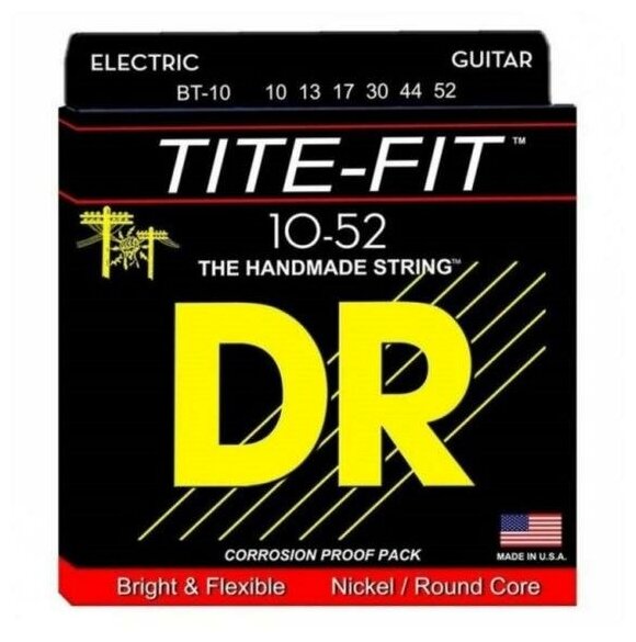 DR Strings BT-10 TITE-FIT Струны для электрогитары — фото 1