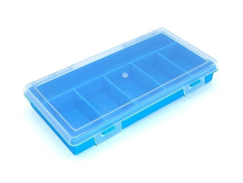 Коробка для приманок PlBOX 2406 (6 ячеек) 240 х 130 х 35 мм цв. Синий