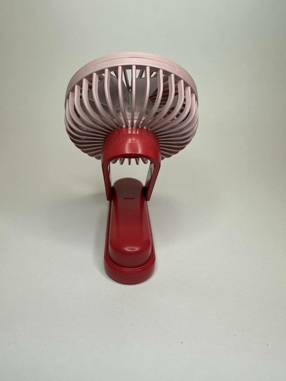 Беспроводной портативный мини вентилятор красный/ Ручной вентилятор / Маленький вентилятор - фотография № 4