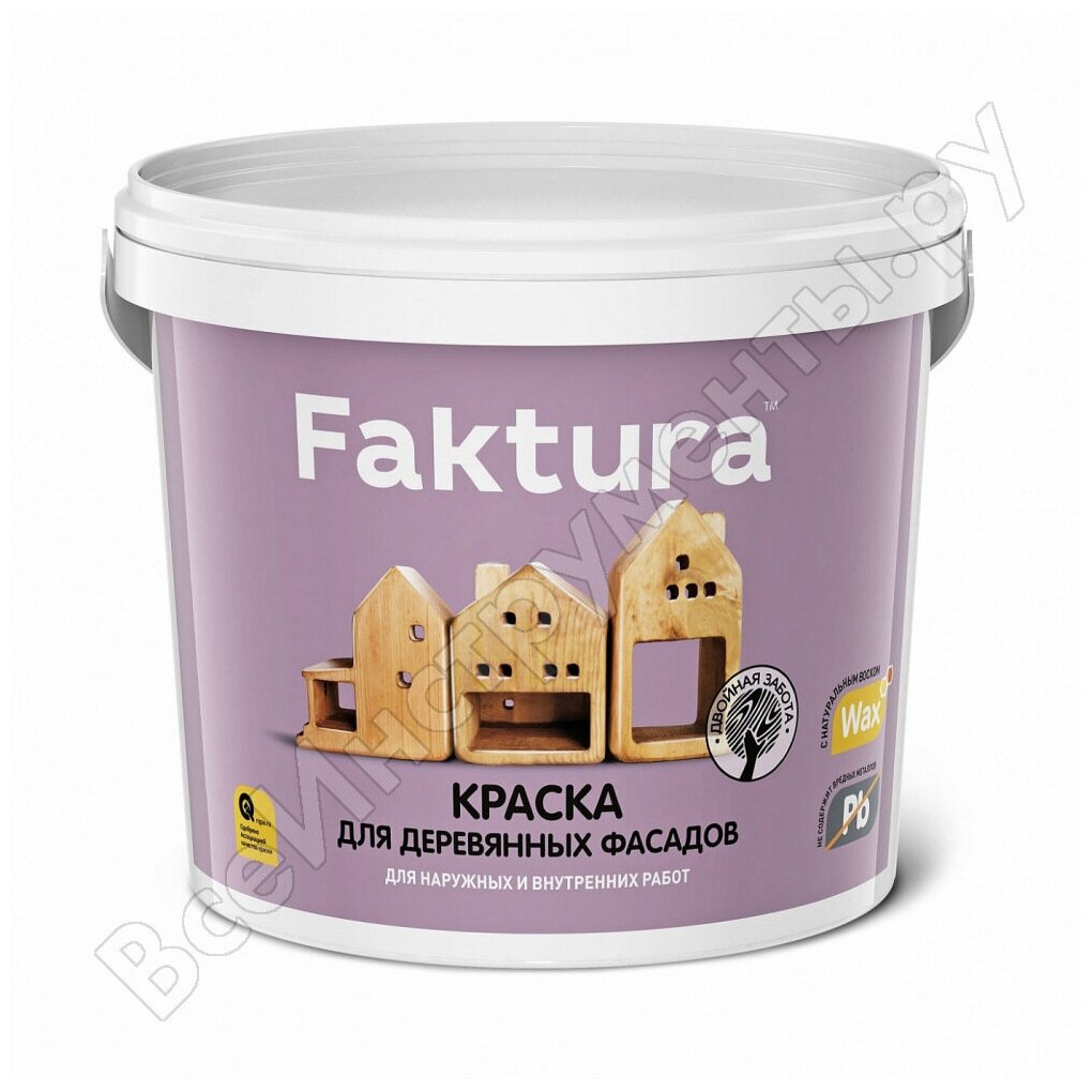 Акриловая краска для деревянных фасадов FAKTURA О02694
