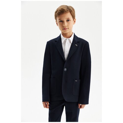 Пиджак Silver Spoon, размер 140, синий пиджак zara comfort синий