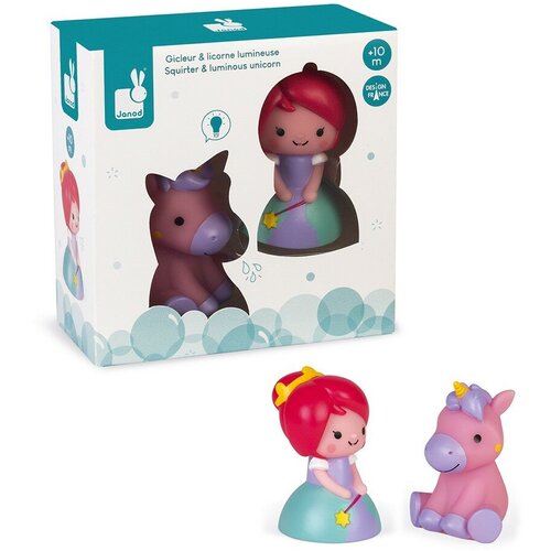 Набор игрушек для ванной Janod Принцесса и светящийся единорог мягкие игрушки мир детства сказочный единорог