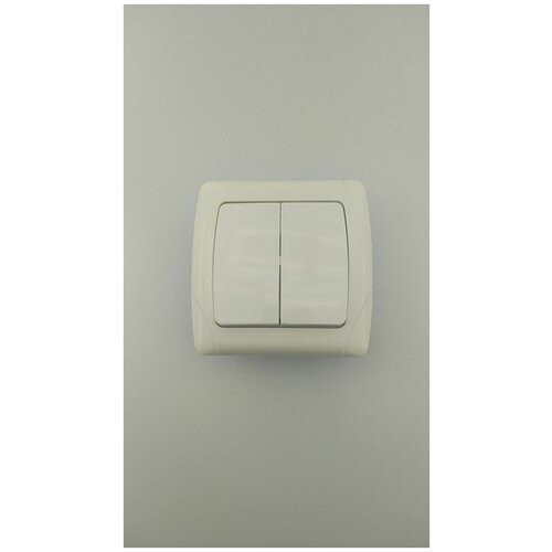 Выключатель 2 кл Carmen кремовый встроенный монтаж (Viko), арт. 90562002