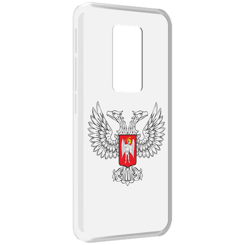 Чехол MyPads герб-ДНР-донецкая-народная-республика для Motorola Defy 2021 задняя-панель-накладка-бампер