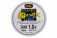 Леска Duel H. D. CARBON FUNE LEADER FLUORO100%/100m #1.5 3kg (0.205mm)