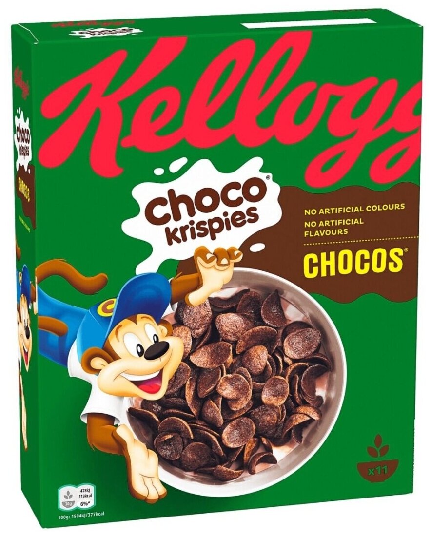 Сухой завтрак Kellogg's Choco Krispies / Келлогс Чоко Криспис 330 г. (Германия) - фотография № 1