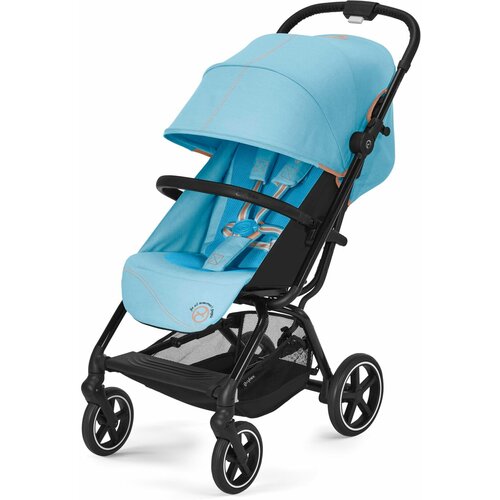 Прогулочная коляска Cybex Eezy S +2 Beach Blue прогулочная коляска cybex eezy s twist 2 moon black на шасси black