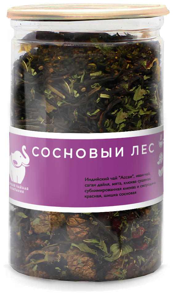 Чай черный ПЧК "Сосновый лес", 90г.