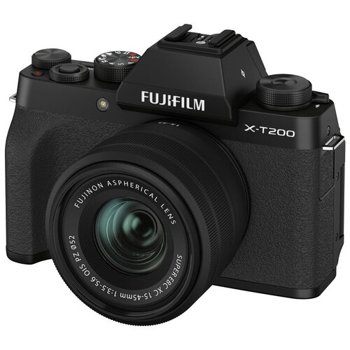 фото Фотоаппарат fujifilm x-t200 kit black fujinon xc 15-45mm 1:3.5-5.6 ois pz