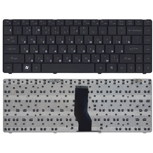 Клавиатура для ноутбука DNS 0135740 0199722 черная 1410₽