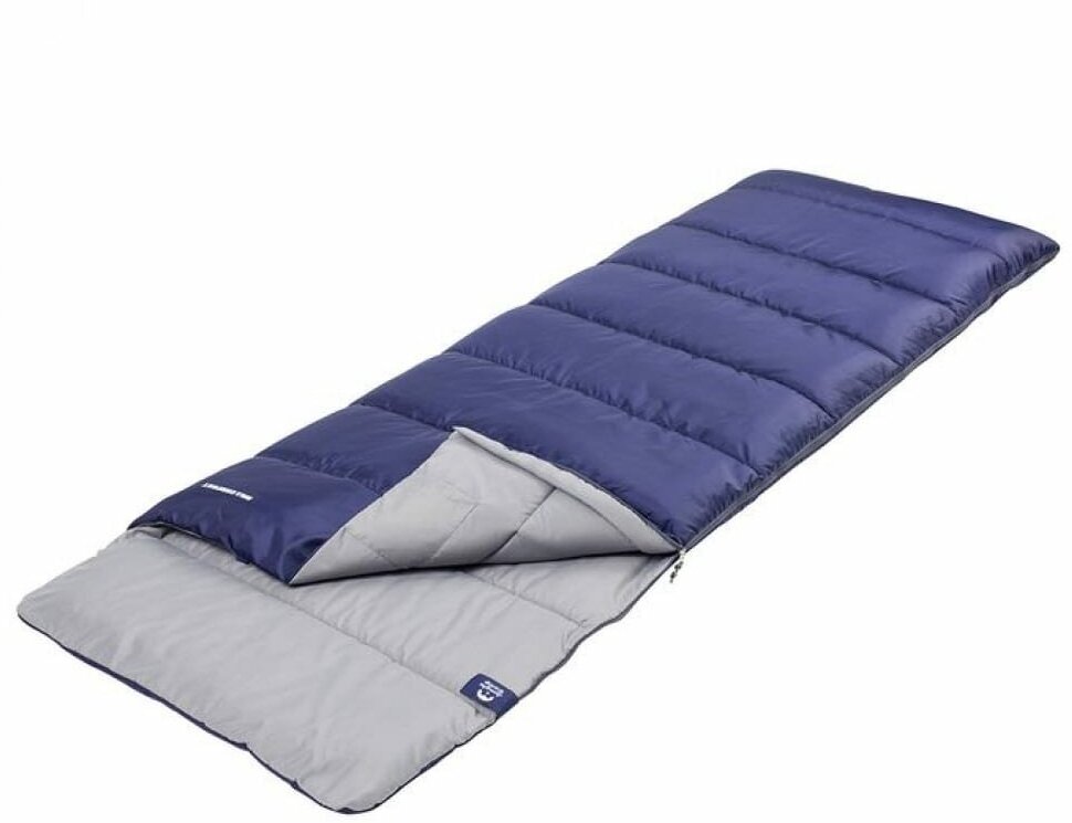Спальный мешок с подголовником Jungle Camp Avola Comfort левая молния, цвет синий 70936