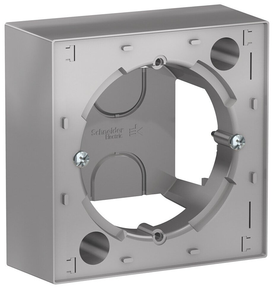 Коробка для наружного монтажа Atlasdesign алюминий ATN000300 Schneider Electric