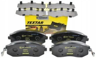 Дисковые тормозные колодки передние Textar 2386501 для Saab, Subaru (4 шт.)