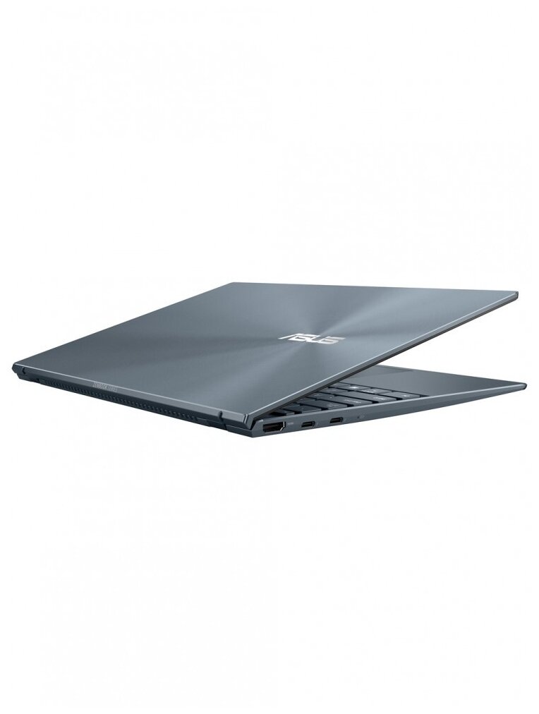 14 Ультрабук ASUS ZenBook 14 UX435EG-A5081T 90NB0SI1-M03960 серый - 1920x1080 IPS Intel Core i7-1165G7 ядра 4 х 28 ГГц 8 ГБ SSD 512 ГБ GeForce MX450 - 2 ГБ Windows 10 Home