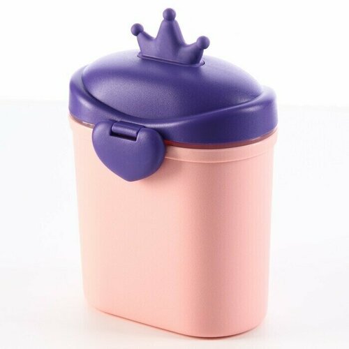 фото Контейнер для хранения детского питания "корона", большой, цвет розовый 7653243 . mum&baby