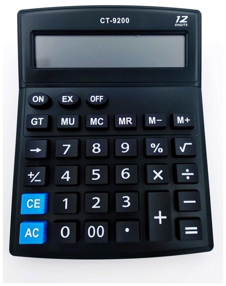 Калькулятор 12 разрядов настольный большой IT/CT-9200 калькулятор для вычислений калькулятор для ЕГЭ калькулятор для школы калькулятор для работы