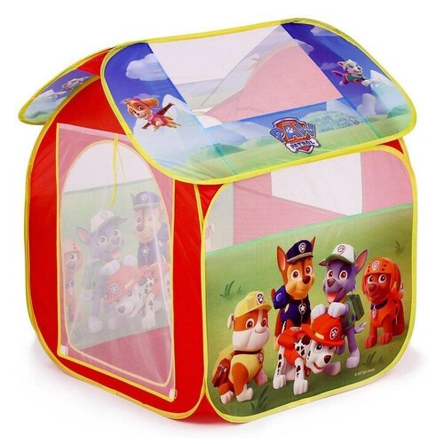 Детская игровая палатка «Щенячий патруль» в сумке игровая палатка щенячий патруль в сумке 81x91x81 см