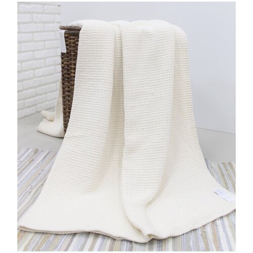 Покрывало хлопковое KLIPPAN Saule из 100% хлопка, р-р 150х210см, дизайн 