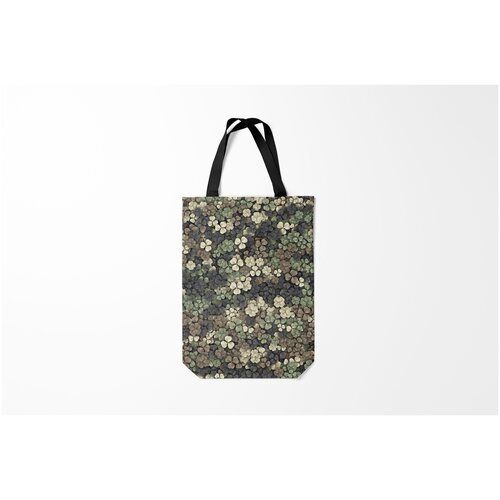 фото Сумка-шоппер / 31х42 см / праздники / день святого патрика камуфляж с клевером burnettie