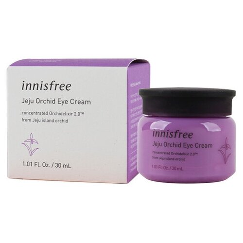 Омолаживающий крем для кожи вокруг глаз с экстрактом орхидеи INNISFREE JEJU ORCHID EYE CREAM 30ml. innisfree youth enriched eye cream with orchid