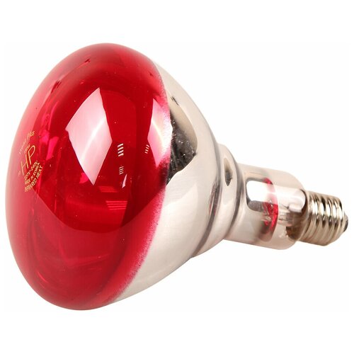 Лампа инфракрасная 100 Bт JK Lighting, E27 BR125, закаленное стекло, красная