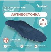 Стельки ортопедические каркасные антикосточка от плоскостопия и халлюс вальгус, размер 35-36