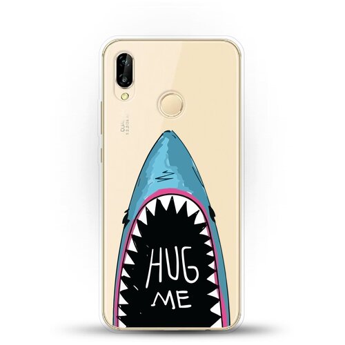 фото Силиконовый чехол акула на huawei p20 lite andy & paul
