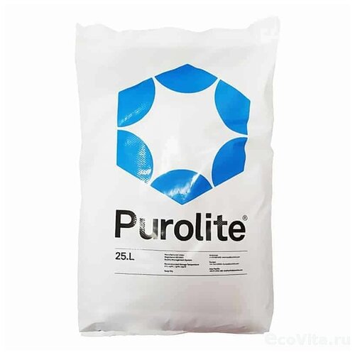Ионообменная смола для умягчения воды Purolite C100E (25 л) ионообменная смола purolite c100e 1 литр сменная засыпка для проточных фильтров пищевого класса bb10 для смягчения и обезжелезивания воды