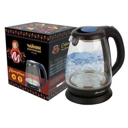 Матрена Чайник электр Матрена MA-008 Черный диск 18л 15кВт стеклопластик 5419 181600₽
