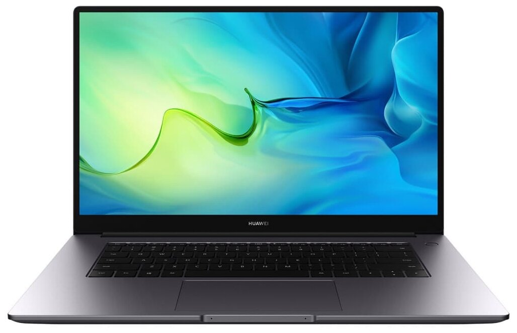 15.6" Ноутбук HUAWEI MateBook D 15 BoB-WAI9 (1920x1080, Intel Core i3 2.1 ГГц, RAM 8 ГБ, SSD 256 ГБ, Win10 Home), 53011UWY, серый