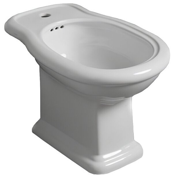 фото Биде Simas Lante напольное с 1 отверстием под смеситель, 39х58 см, белый (LA04bi*1)