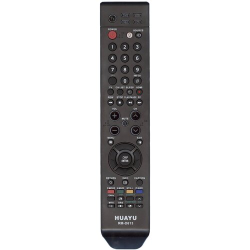 Huayu RM-D613 для телевизоров Samsung, черный 2 new replace bn59 00609a for samsung tv remote control bn59 00610a bn59 00709a bn59 00613a bn59 00870a la26r71bax shi