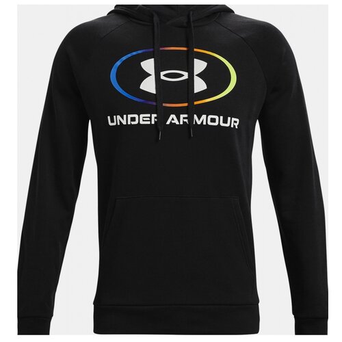 фото Худи under armour rival fleece lockertag hd 1361557-001 мужское, цвет черный, размер xxl