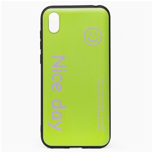 фото Чехол-накладка sc201 для huawei honor 8s prime (зеленая) без бренда