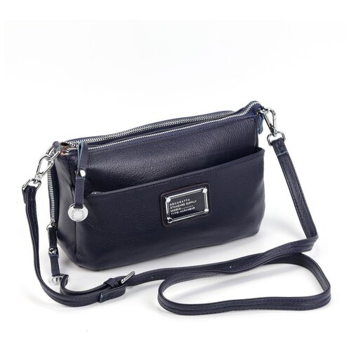 фото Женская кожаная сумка d-3726-3 блу decoratta