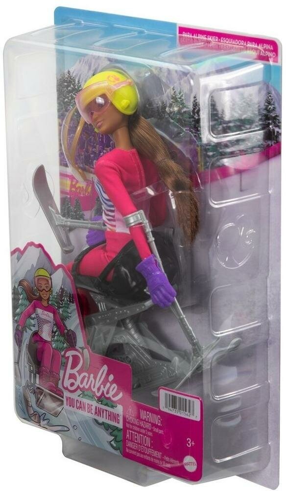 Barbie Кукла Зимние виды спорта "Лыжник-паралимпиец" - фото №10