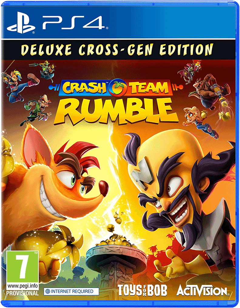 Crash Team Rumble Deluxe Cross-Gen Edition [PS4, английская версия]