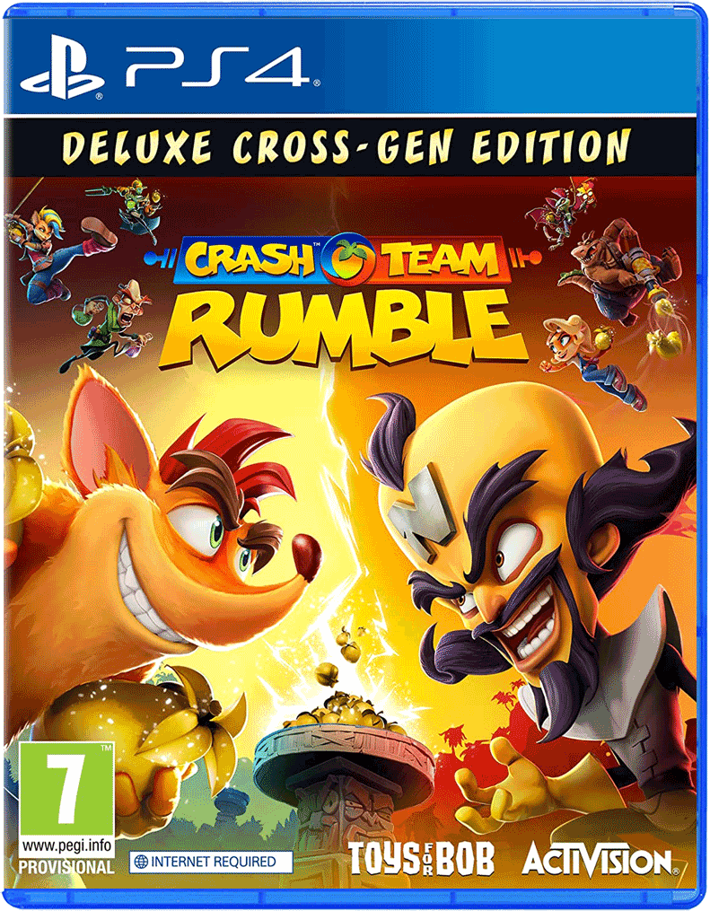 Crash Team Rumble Deluxe Cross-Gen Edition [PS4 английская версия]