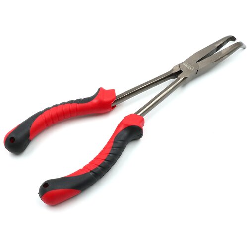 Плоскогубцы рыболовные удлиненные изогнутые Namazu Pro Bent Nose Pliers, L-290 мм/50/ иглогубцы topeak needle nose pliers tps sp29