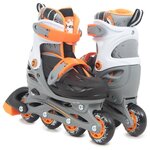 Коньки N.Ergo N-083QH р.M 34-37 Black-Orange - изображение