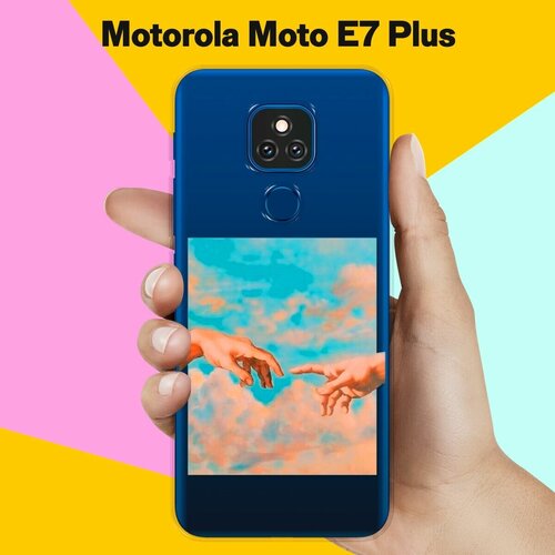 Силиконовый чехол на Motorola Moto E7 Plus Искусство / для Моторола Мото Е7 Плюс силиконовый чехол на motorola moto e7 plus горное озеро для моторола мото е7 плюс