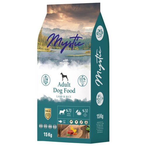 Mystic Adult Dog Food Lamb & Rice сухой корм для собак с ягненком и рисом - 15 кг
