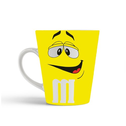 фото Кружка-латте coolpodarok m&m yellow