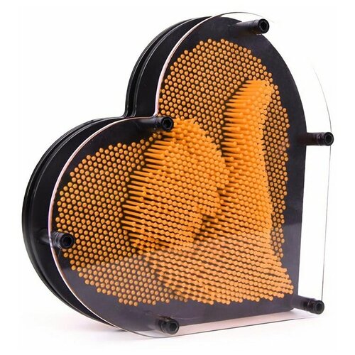 Экспресс-скульптор «Pinart» Сердце Макси (21x20), желтый