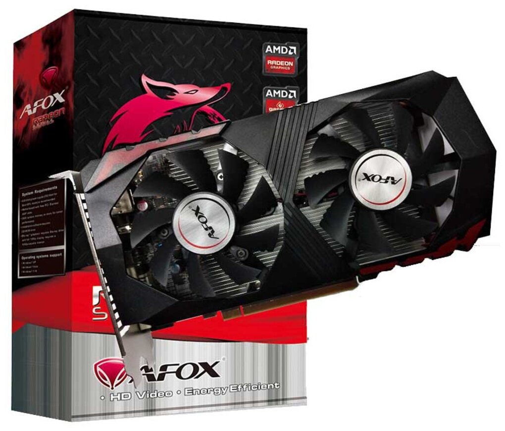 Видеокарта AFOX RX560 AFRX560-4096D5H4-V2 AMD Radeon RX 560 PCI-E 4Gb