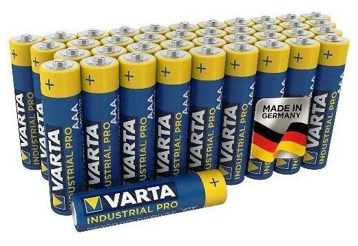 Батарейка AAA щелочная Varta Industrial PRO LR3 в пленке 10 шт.