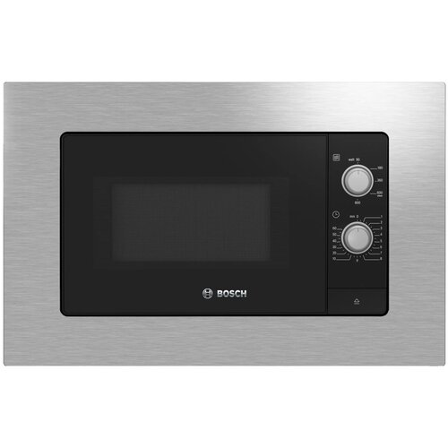 фото Микроволновая печь bosch bfl620ms3 20л. 800вт нержавеющая стальчерный встраиваемая