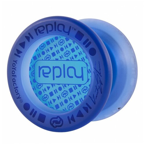 Игра YoYoFactory Йо-Йо Replay Синий YYF0006/blue йо йо yoyofactory replay pro галактика