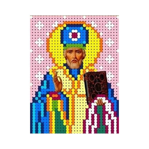 Святой Николай Чудотворец Рисунок на ткани 7х9 Каролинка ткби 6025 7х9 Каролинка ткби 6025